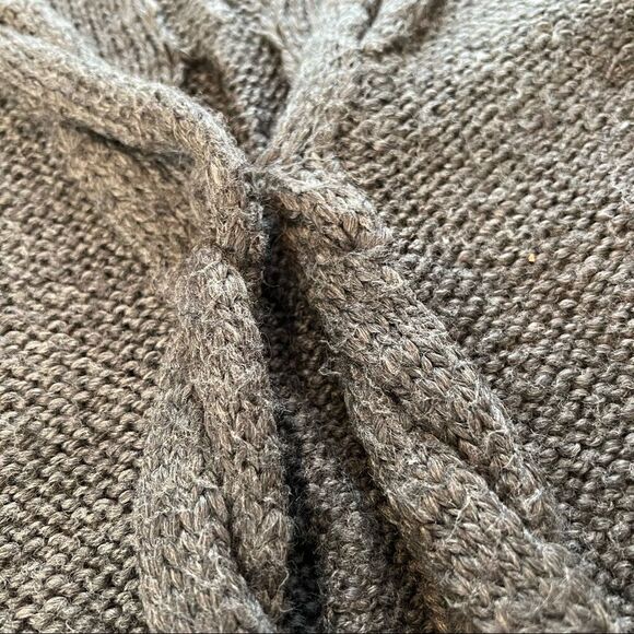 INC International Concepts Heather Gray Cable Knit Duster Sweater size M - Picture 5 of 8